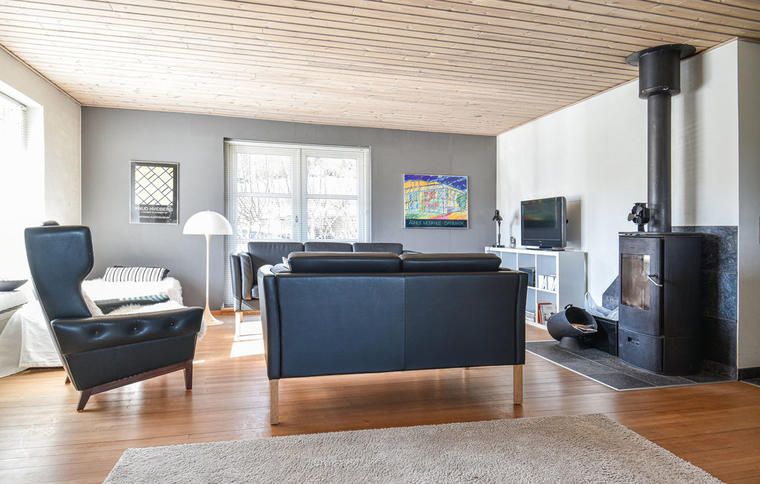 Ferienhaus Lemvig mit Kamin