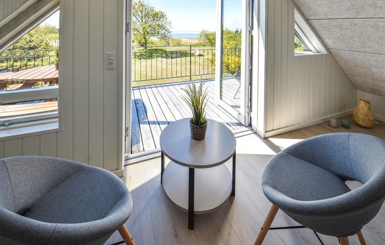 Ferienhaus mit Blick auf den Ringkobing Fjord